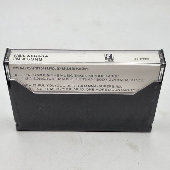 Neil Sedaka I'm A Song Cassette 1979 51 West QT 16003 - Picture 2 of 3